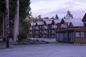 Tin Vis Lodge--our "home" on Vancouver Island